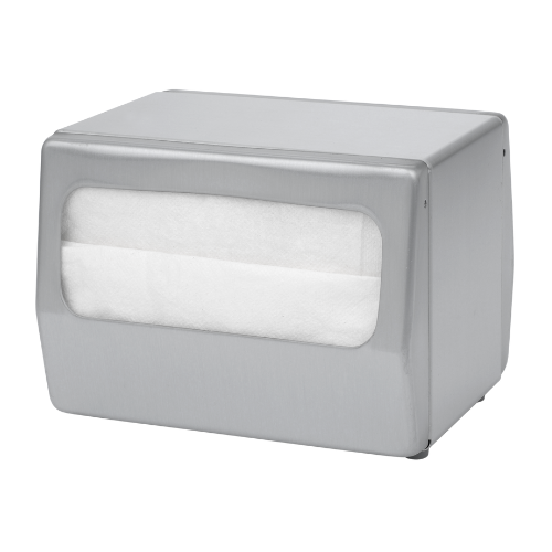 dispensador-servilletas-minifold-mesa-acero-satinado-ND005513.jpg: Dispensador de servilletas Minifold ND005513 para mesa, en acero inoxidable satinado